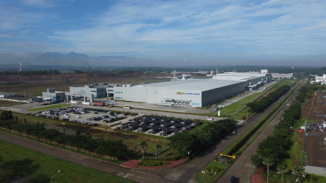 인도네시아 카라왕 신산업 단지에 들어선 HLI그린파워는 현대차그룹과 LG에너지솔루션이 합작해 지은 배터리셀 공장이다. 사진제공=현대차그룹