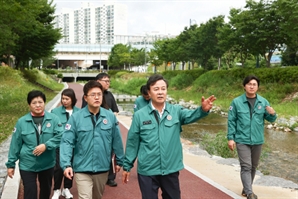 김성제 의왕시장, 장마철 집중호우 피해 우려 지역 긴급 안전점검