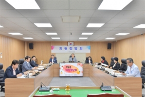 동두천시의회 의원정담회 개최…14개 안건 집행부와 논의