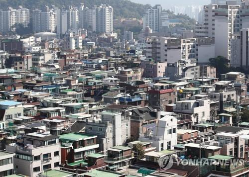 서울의 한 빌라촌 모습. 연합뉴스