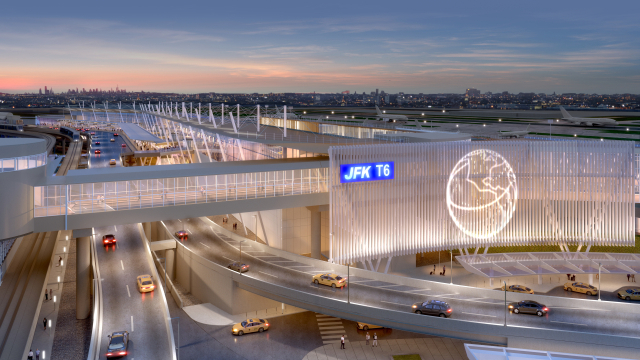 JFK 국제공항 외부 모습. 사진제공=국제갤러리