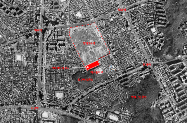 방배5구역 주택재건축정비사업 위치도. 제공=서울시