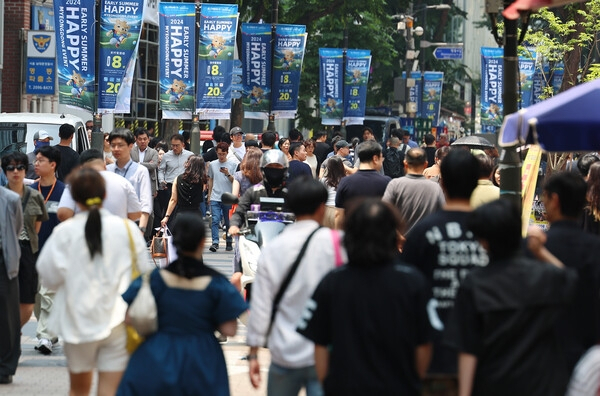 서울 명동거리. 연합뉴스