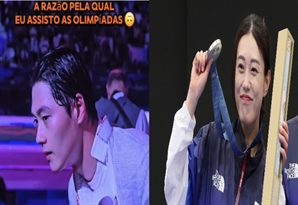 "전 세계가 한눈에 반했다"…오상욱 외모·김예지 표정에 '열광'