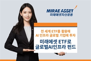 미래에셋운용, ‘ETF로 글로벌AI인프라 펀드’ 출시