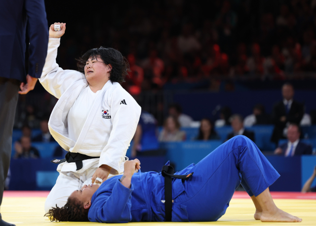 김하윤, 女 유도 78kg 이상급서 동메달 획득 [올림픽]