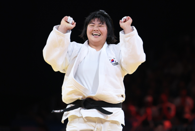 [속보]'유도 요정' 김하윤 동메달…24년 만의 女최중량급 메달 쾌거