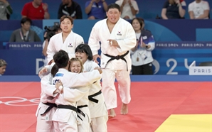 동메달 획득한 유도 혼성