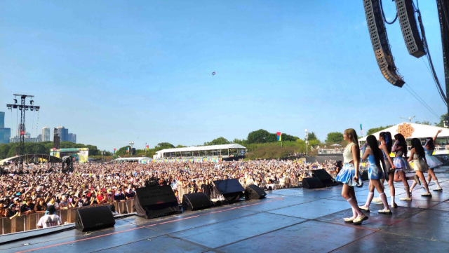 ‘롤라팔루자 시카고(Lollapalooza Chicago)' /사진=아이브 공식 SNS