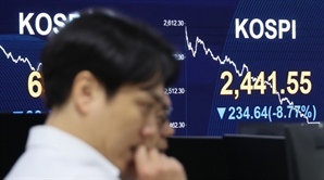 오늘 하루 시총 235조원 사라졌다…코스피 9%·코스닥 11% 폭락[마감 시황]