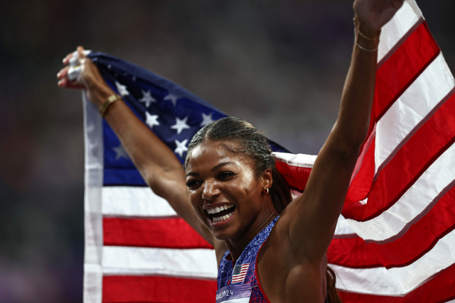 하버드 졸업생 최초 육상 金…토머스, 女200m 우승[올림픽]