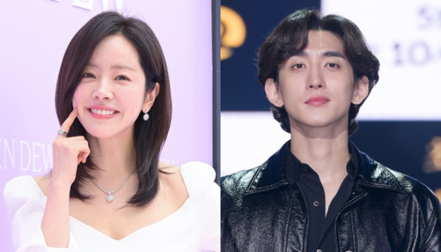 한지민(좌), 최정훈. 사진=김규빈 기자