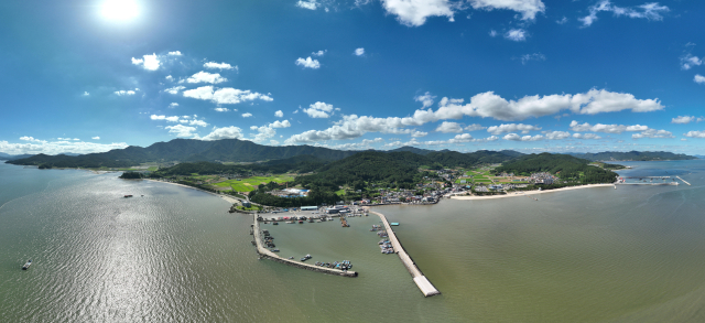 국가어항 신규지정 예비대상항으로 선정된 전남 보성군 율포항 전경. 사진 제공=보성군