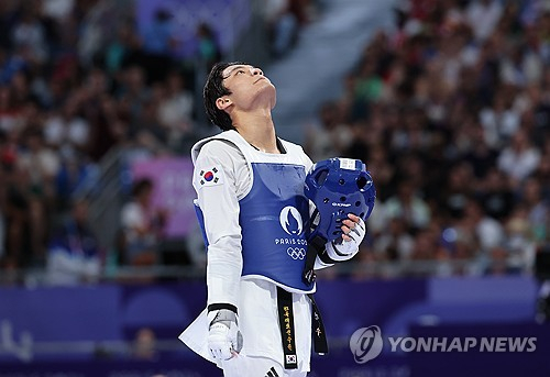 태권도 서건우, 3위 결정전서 패배…메달 불발