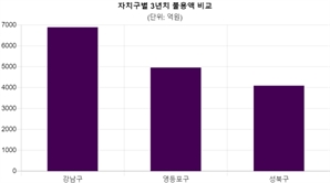 서울 강남구 불용 예산 봤더니…타 자치구 평균의 2.35배