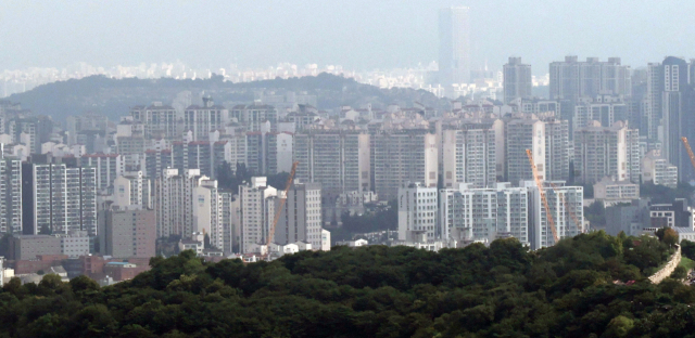 남산에서 바라본 강북지역 모습. 연합뉴스.