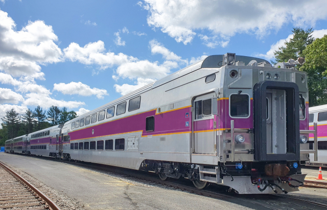 현대로템이 제작하는 MBTA 2층 객차의 모습. 사진제공=현대로템