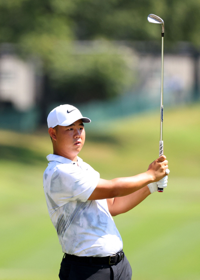 김주형, PGA PO 1차전 2라운드 '맹타'…공동 13위로 순위 상승