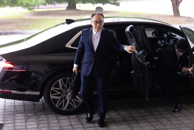 이원석 검찰총장이 26일 서울 서초구 대검찰청으로 출근하고 있다. 연합뉴스