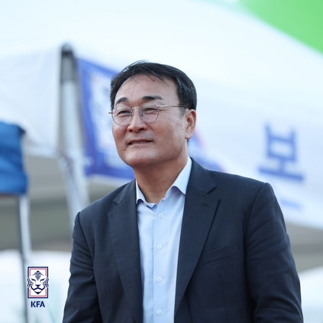 새로운 국가대표 전력강화위원장으로 선임된 최영일 대한축구협회 부회장. 사진 제공=대한축구협회