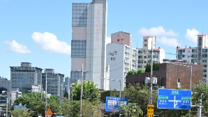 서울 도로에 발생한 땅꺼짐