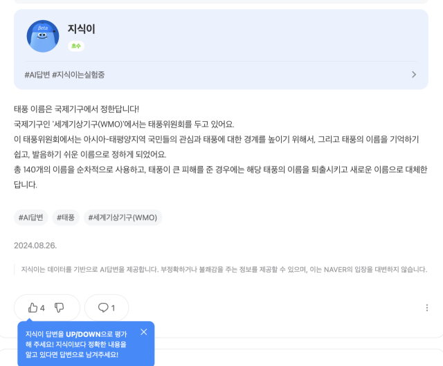 '친절한 답변, 알고보니 AI가'…네이버, 지식인에 생성형 AI 투입