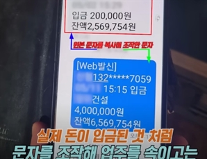 휴대전화 ‘입금 문자’ 조작해 숙박업소에서 돈 뜯어낸 40대男