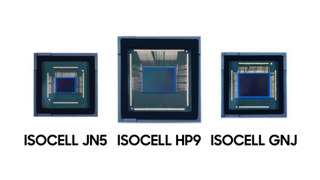 삼성전자의 최신 이미지센서 3종. 사진 제공=삼성전자