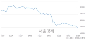<코>심텍, 장중 신저가 기록.. 20,300→19,330(▼970)