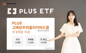 한화운용, PLUS 고배당주위클리커버드콜 ETF 첫 분배금 지급