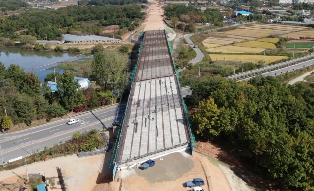 전남 강진~광주 고속도로 공사 현장. 사진 제공=전라남도