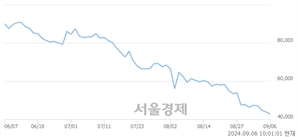 <유>금양, 장중 신저가 기록.. 43,400→42,550(▼850)