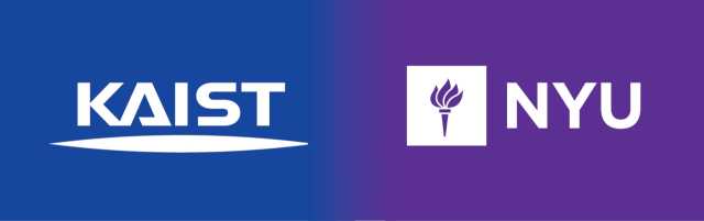 KAIST(왼쪽)와 뉴욕대 로고.
