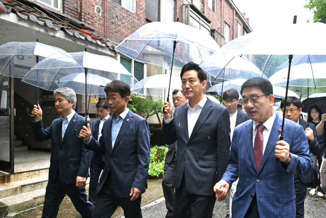 박상우·오세훈, 서울 구로구 재건축 사업장 방문…주민 의견 청취