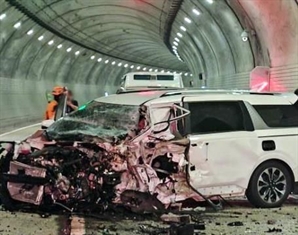 '영월 역주행' 사고 가해자 정체 밝혀졌다'…"휴가 중인 현역 해병대 부사관"