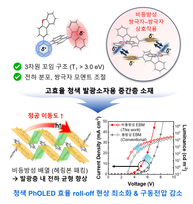 비등방성 배열 기반 유기반도체 소재 디자인 전략. 연구그림=유니스트