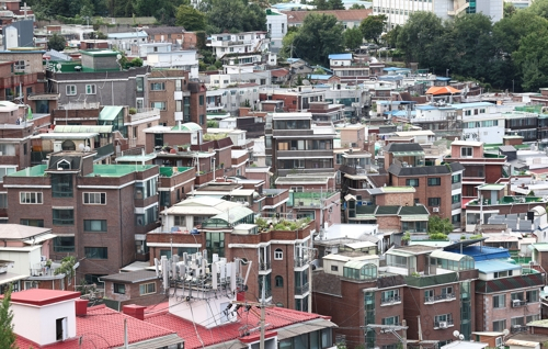 서울의 한 빌라 밀집 지역의 모습. 연합뉴스