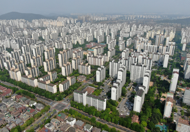 경기도 고양시 일산 서구 아파트단지 일대. 뉴스1