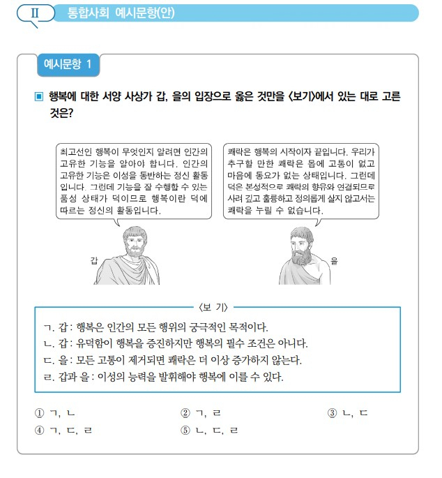 2028학년도 수능 통합사회‧과학 예시문항 공개…'창의‧융합적 사고 평가'