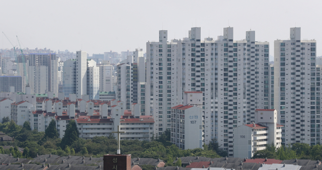 분당 아파트 전경. 뉴스1