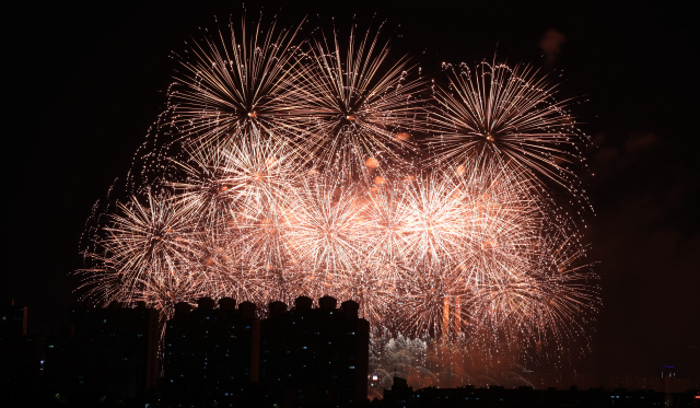 '2023 서울세계불꽃축제' 현장. 뉴스1