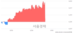 <코>덕우전자, 현재가 6.65% 급락