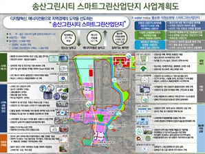 송산그린시티, 스마트그린산단 지정…온실가스 27% 감축한다