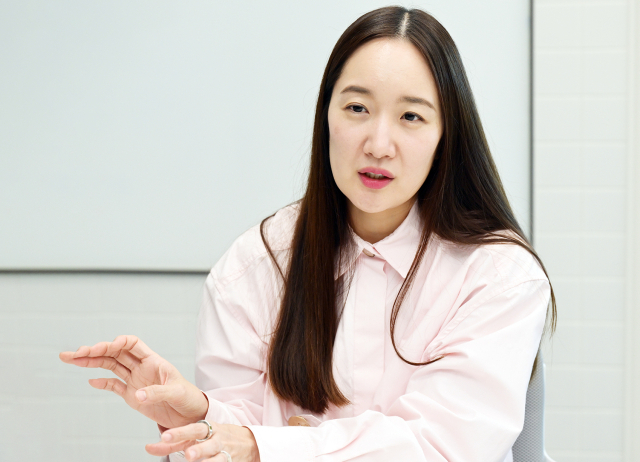 정다연 모스트 대표가 서울 종로구 다모여빌딩에서 본지와 인터뷰를 갖고 있다. 김규빈 기자