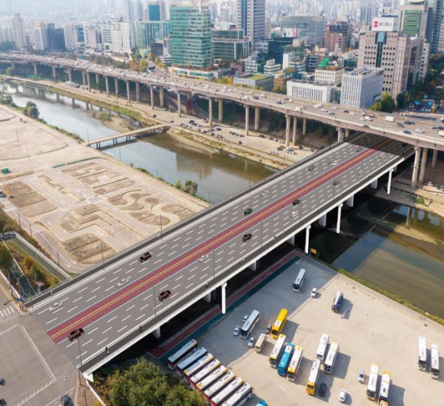 국제교류 복합지구 2공구 교량 조감도. 사진 제공=서울시