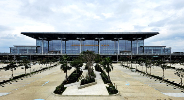 쌍용건설이 준공한 아프리카 적도기니의 ‘바타 국제공항’ 전경. 사진 제공=쌍용건설