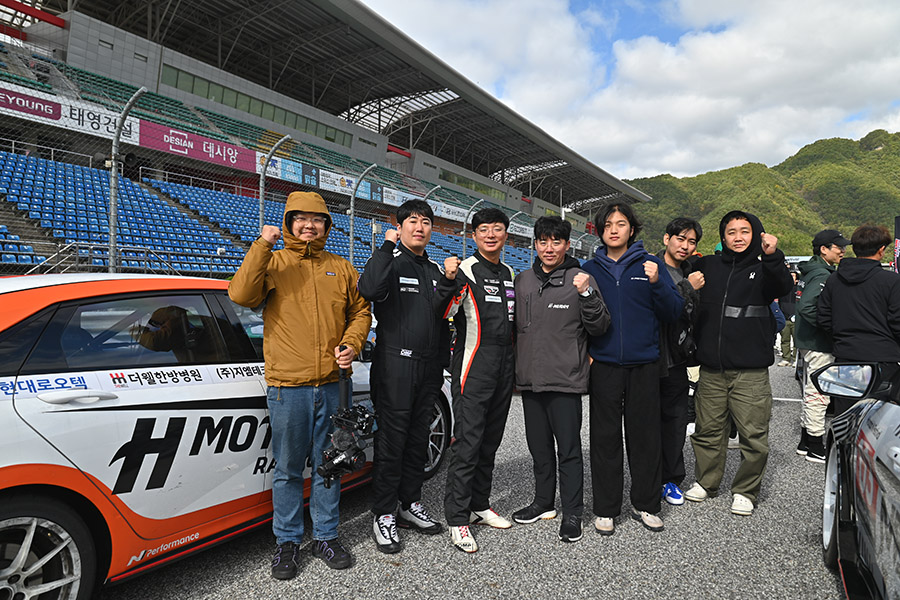 H모터스 레이싱팀 김효겸. 김학수 기자