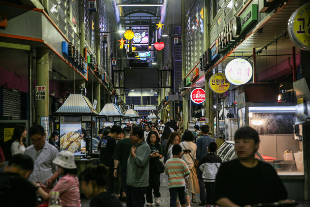 올빰토요야시장 전경. 사진 제공=진주시