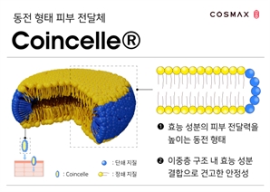 코스맥스, 피부 전달체 '코인셀' 개발…아누아 신제품서 선봬