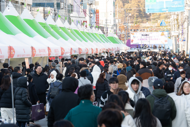 지난해 개최된 ‘구미 라면축제’ 모습. 사진제공=구미시